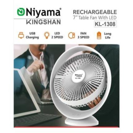 NIYAMA KL Rechargeable Table Fan